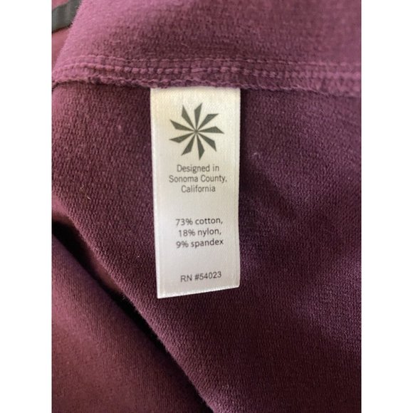 ATHLETA Sentry Hoodie Sweatshirt Medium Top California Plum Activewear 9498 - Picture 11 of 12